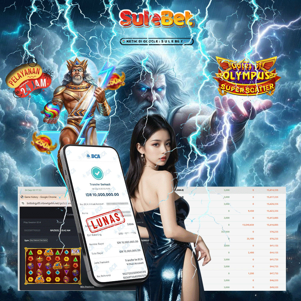 SULEBET – JACKPOT gates of olympus super scatter . 10.000.000.,- LUNAS !!!